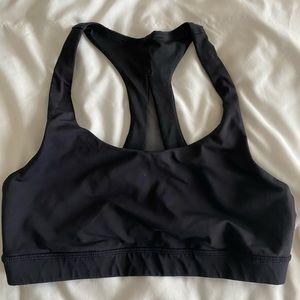 Black lululemon sports bra